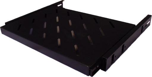 Telescopic Sliding Shelf for 600mm Deep Data & Server Cabinets (305mm deep) Black